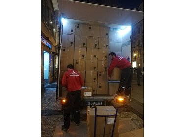 Stěhování (nejen) krabic po Praze
